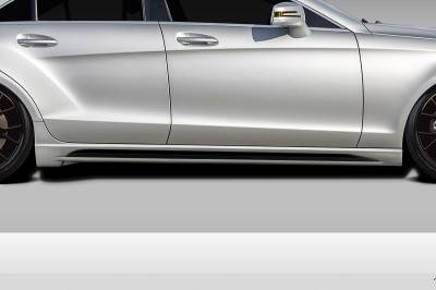 Duraflex - Mercedes CLS Eros Version 1 Duraflex Side Skirts Body Kit 108438 - Image 1