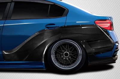Subaru WRX VRS Carbon Fiber Wide Rear Fender Flares 116965