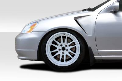 Honda Civic Duraflex F-1 Fenders - 2 Piece - 100253