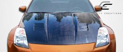 Carbon Creations - Nissan 350Z Carbon Creations JGTC Hood - 1 Piece - 100494 - Image 2