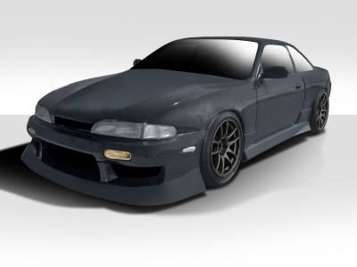 Duraflex - Nissan 240SX Duraflex Type U Body Kit - 4 Piece - 104627 - Image 1
