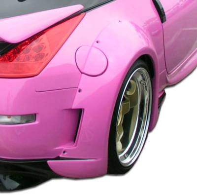 Nissan 350Z Duraflex Vader 3 Wide Body Rear Fender Flares - 2 Piece - 102267
