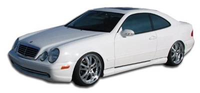 Mercedes-Benz CLK Duraflex AMG Look Side Skirts Rocker Panels - 2 Piece - 103046