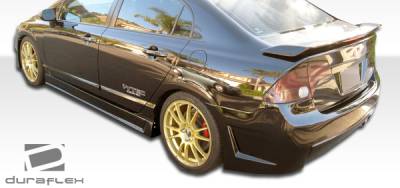Duraflex - Honda Civic 4DR Duraflex B-2 Side Skirts Rocker Panels - 2 Piece - 103519 - Image 8