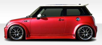 Mini Cooper Duraflex Type Z Wide Body Fender Flares - 6 Piece - 108320