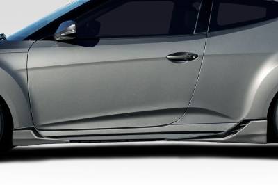Hyundai Veloster Minda Duraflex Side Skirt Splitters Body Kit 118519