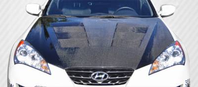 Hyundai Genesis Carbon Creations Hot Wheels Hood - 1 Piece - 105838