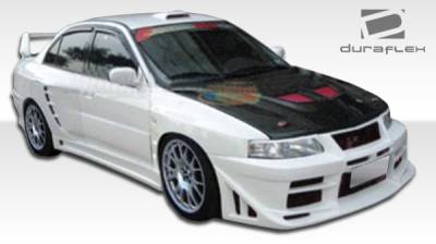 Duraflex - Mitsubishi Mirage 4DR Duraflex GT500 Wide Body Rear Fender Flares - 2 Piece - 104465 - Image 2