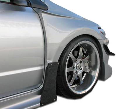 Honda Civic 2DR Duraflex GT500 Wide Body Front Fenders - 2 Piece - 105248