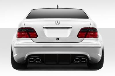Mercedes-Benz CLK Duraflex Black Series Look Wide Body Rear Bumper Cover - 1 Piece - 112558