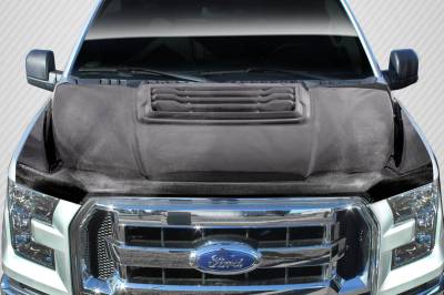 Ford F150 Raptor Look Carbon Fiber Creations Body Kit- Hood 114112