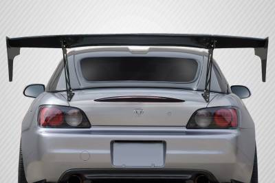 Universal 80" VRX Carbon Fiber Body Kit-Air Foil Blade Wing/Spoiler 114478