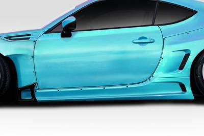 Fits Scion FRS GT500 V3 Duraflex Side Skirts Wide Body Kit 114480