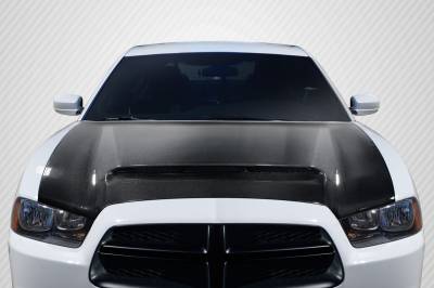 Duraflex Viper Look Hood For 2011-2014 Dodge Charger – Unpainted FRP (113005)