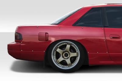 Duraflex - Fits Nissan 240SX 2DR D1 Duraflex 50MM 3pcs Rear Fender Flares 117677 - Image 1