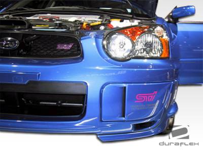 Duraflex - Subaru WRX Duraflex STI Look Front Bumper Cover - 1 Piece - 103186 - Image 4