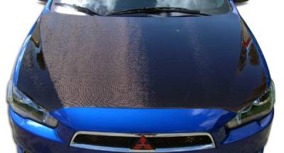 Mitsubishi Lancer Carbon Creations OEM Hood - 1 Piece - 104757