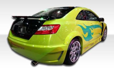 Honda Civic 2DR Duraflex Hot Wheels Wide Body Rear Fender Flares - 2 Piece - 100679