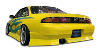 Duraflex - Nissan 240SX Duraflex Type U Rear Bumper Cover - 1 Piece - 101646 - Image 1