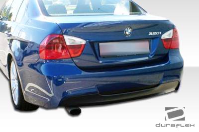Duraflex - BMW 3 Series 4DR Duraflex M-Tech Rear Bumper Cover - Single Exhaust - 1 Piece - 103580 - Image 3