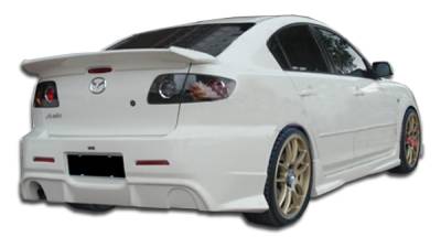 Mazda 3 4DR Duraflex I-Spec Rear Bumper Cover - 1 Piece - 104480