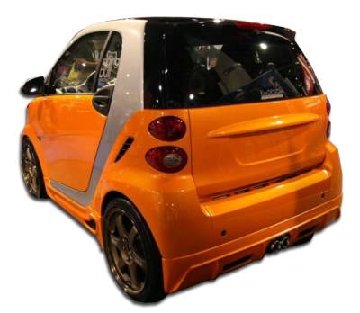 Smart ForTwo Duraflex FX Rear Lip Under Spoiler Air Dam - 1 Piece - 105669