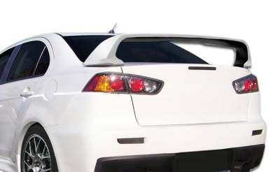 Mitsubishi Lancer Duraflex Evo X Look Wing Trunk Lid Spoiler - 1 Piece - 106959
