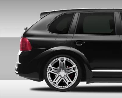Porsche Cayenne Duraflex Eros Version 1 Wide Body Rear Fender Flares - 4 Piece - 108274