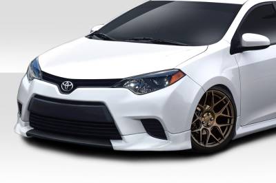 Duraflex - Toyota Corolla (Base Model) Zeta Duraflex Front Bumper Lip Body Kit 115046 - Image 2