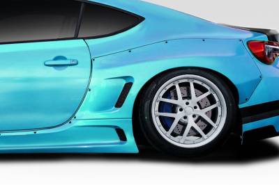 Scion FRS GT500 V3 Duraflex Wide Rear Fender Flares 114482