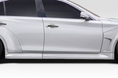 Infiniti Q50 Redline Duraflex Wide Side Skirts Body Kit 116525