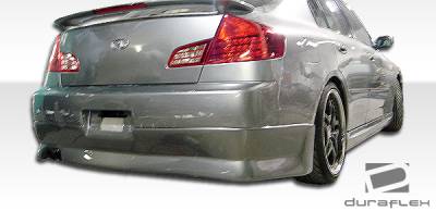Duraflex - Infiniti G35 4DR Duraflex GT Competition Rear Lip Under Spoiler Air Dam - 1 Piece - 100471 - Image 4