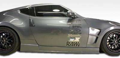 Nissan 370Z Duraflex Hot Wheels Side Skirts Rocker Panels - 2 Piece - 105843