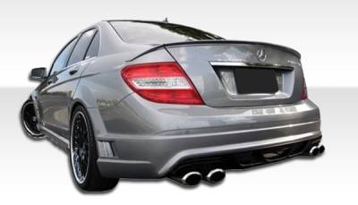 Mercedes-Benz C Class Duraflex W-1 Rear Bumper Cover - 1 Piece - 106107
