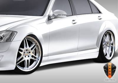 Mercedes S Class Eros Version 1 Duraflex Side Skirts Body Kit 107790