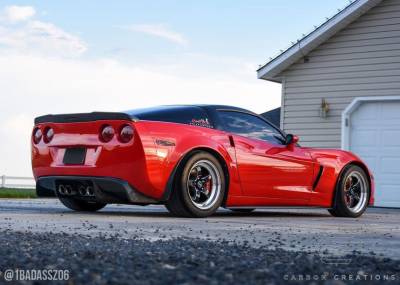 Carbon Creations - Chevrolet Corvette Carbon Creations GT500 Rear Diffuser - 1 Piece - 108411 - Image 4