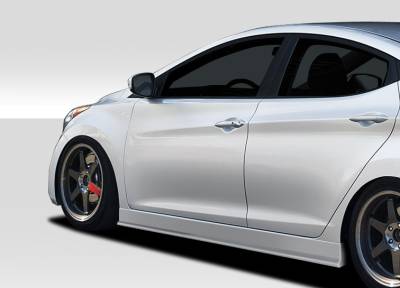 Hyundai Elantra Duraflex Racer Side Skirt Rocker Panels - 2 Piece - 109338