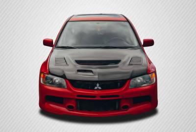 Mitsubishi Lancer Carbon Creations C-1 Hood - 1 Piece - 103203
