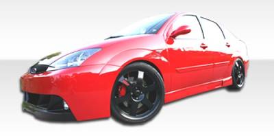 Ford Focus Duraflex Pro-DTM Side Skirts Rocker Panels - 2 Piece - 100045