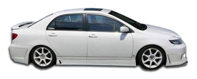 Toyota Corolla Duraflex B-2 Side Skirts Rocker Panels - 2 Piece - 100534