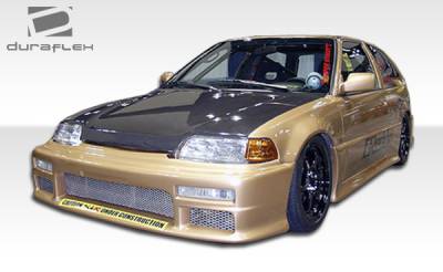 Duraflex - Honda Civic HB Duraflex Type M Side Skirts Rocker Panels - 2 Piece - 100784 - Image 3