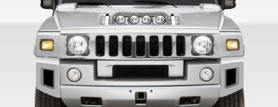 Hummer H2 Duraflex BR-N Foglight Panel for Hood - 1 Piece - 107748