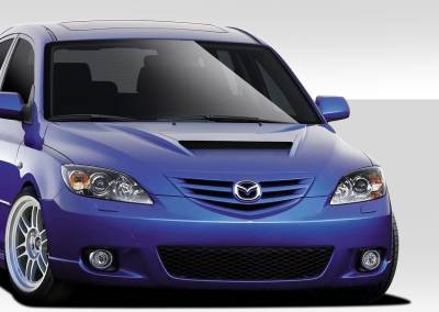 Mazda 3 4DR HB Duraflex M-Speed Hood - 1 Piece - 109501