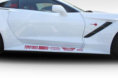 Chevrolet Corvette Duraflex Gran Veloce Wide Body Side Skirts- 2 Piece - 112430
