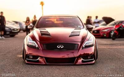Infiniti G Coupe 2DR AM-S DriTech Carbon Fiber Body Kit- Hood 112966
