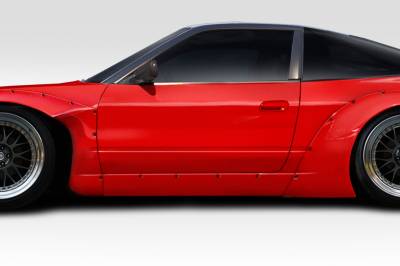 Fits Nissan 240SX RBS V3 Duraflex Side Skirts Body Kit!!! 113873