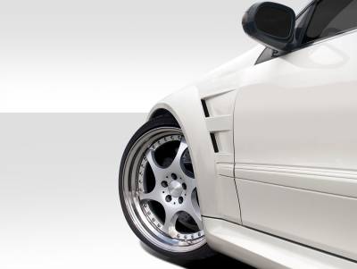 Mercedes-Benz CLK Duraflex Duraflex Black Series Look Wide Body Front Fenders - 2 Piece - 109665