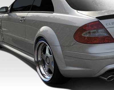 Mercedes-Benz CLK Duraflex Duraflex Black Series Look Wide Body Rear Fender Flares - 2 Piece - 109667
