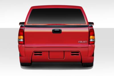 Duraflex - GMC Sierra Duraflex BT-1 Rear Bumper Cover - 1 Piece - 112051 - Image 1