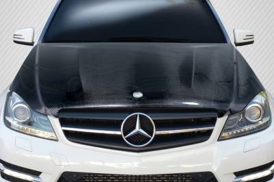 Mercedes C Class C63 Look DriTech Carbon Fiber Body Kit- Hood 112987